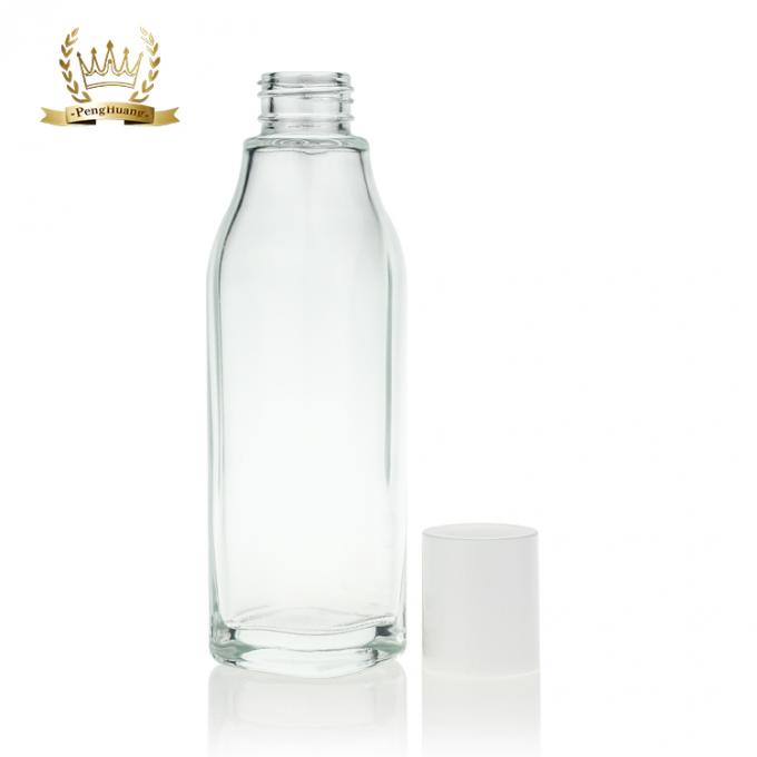 Produktbehälter skincare Glasflasche des Quadrats 50g 150g 40ml 100ml 120ml kosmetischer