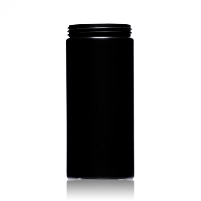 261ml, das Plastik-HDPE schwarze Leergut-Glas-Behälter aufbereitet