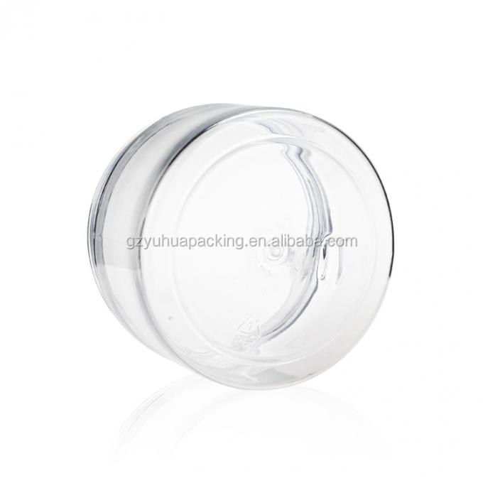 Plastik-HAUSTIER 300ml 10oz klare leere Kosmetik-und Nahrungsmittelglas-Behälter