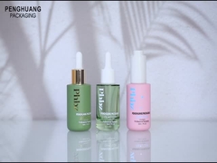 Druck- Glas-Serum-Tropfflaschen der Fantasie-1oz für das kosmetische Verpacken