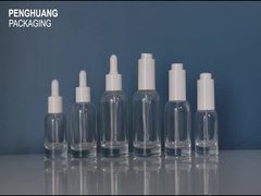 Customized Logo Glas Serum Tropffflaschen für Toner Essenzöl