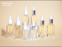 10 ml, 20 ml, 30 ml, 40 ml, Quadratglas-Serum-Tropffflaschen mit Pipette
