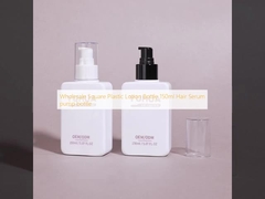 Großhandel Quadrat Plastik Lotion Flasche 150 ml Haarserum Pumpe Flasche