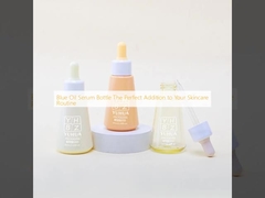 Blaues Ölserum Flasche: Die perfekte Ergänzung für Ihre Hautpflege-Routine
