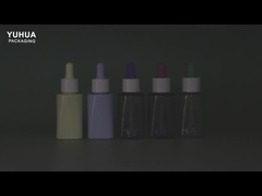 Druck Logo 50 ml PET Serum Tropffflaschen für ätherische Öle und Hautpflege