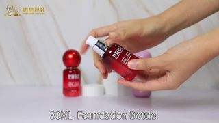 Luxuriöse 30-ml-Serumflasche in Rot